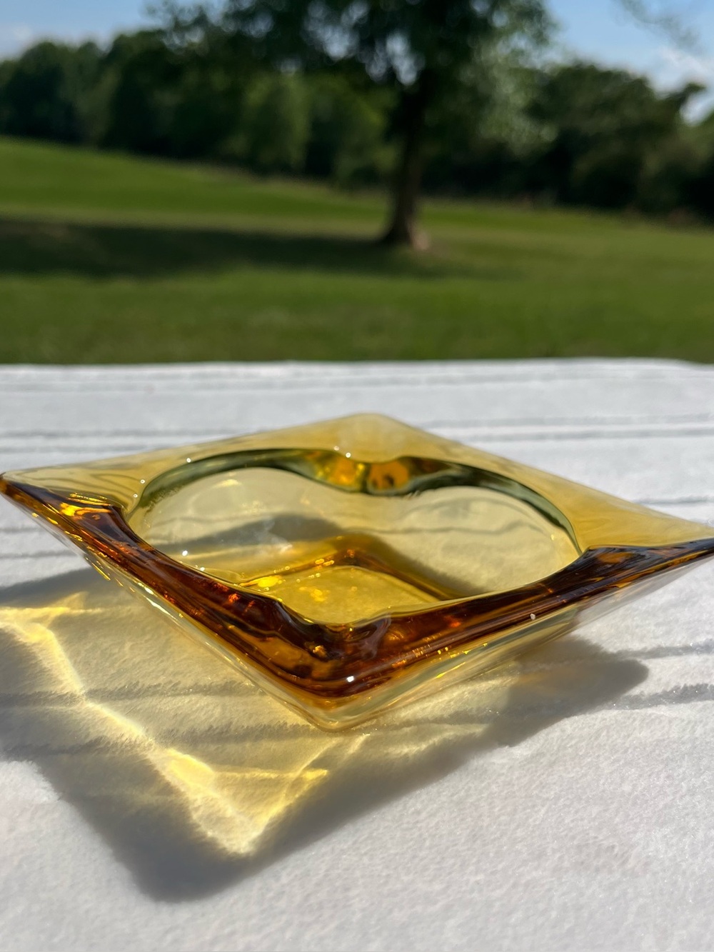 1970’s Anchor Amber Ash Tray - Picture 5 of 5